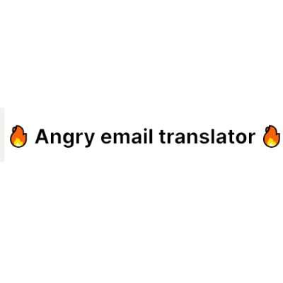 Angry Email Translator